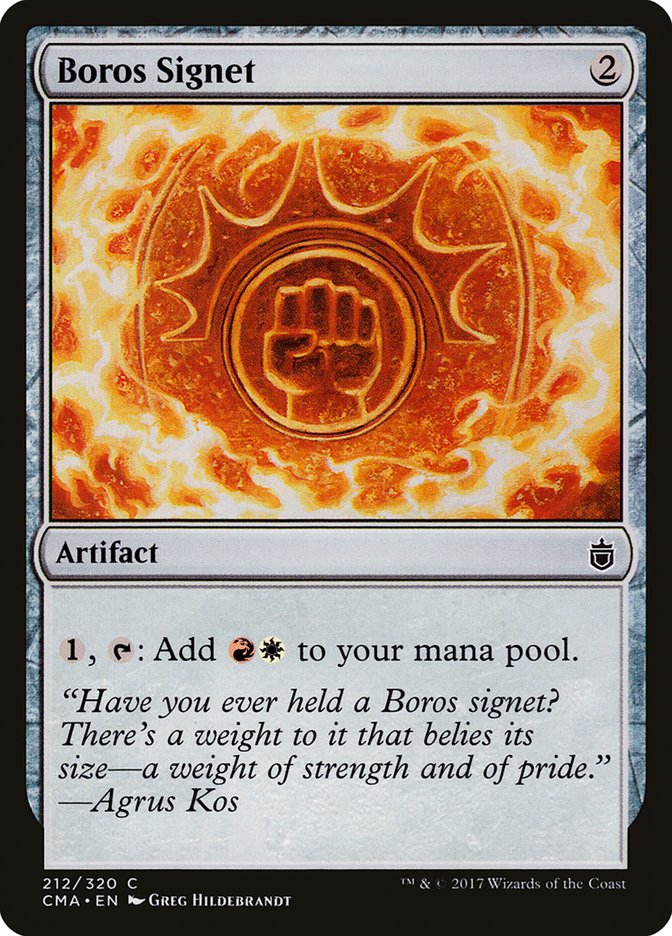 Boros Signet [Commander Anthology] | Silver Goblin