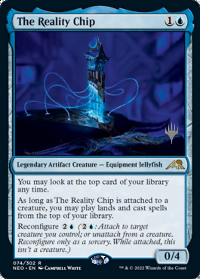 The Reality Chip (Promo Pack) [Kamigawa: Neon Dynasty Promos] | Silver Goblin