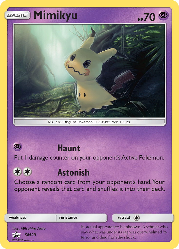 Mimikyu (SM29) [Sun & Moon: Black Star Promos] | Silver Goblin