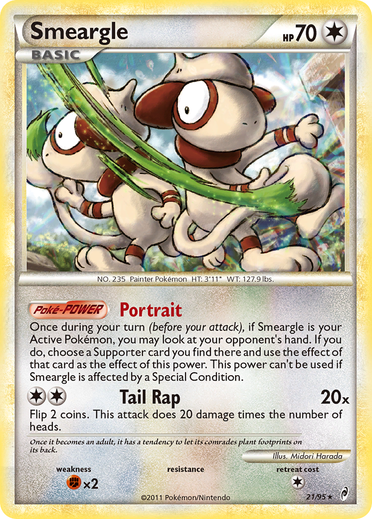 Smeargle (21/95) [HeartGold & SoulSilver: Call of Legends] | Silver Goblin