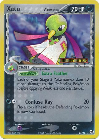 Xatu (25/101) (Delta Species) (Stamped) [EX: Dragon Frontiers] | Silver Goblin