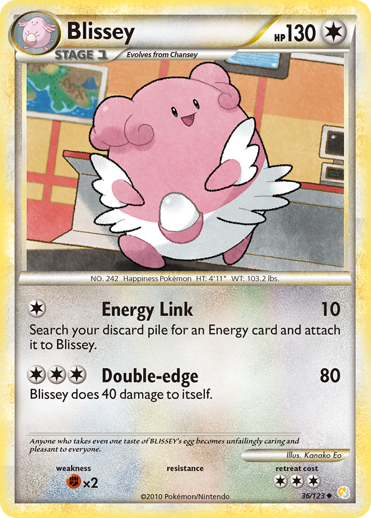 Blissey (36/123) [HeartGold & SoulSilver: Base Set] | Silver Goblin