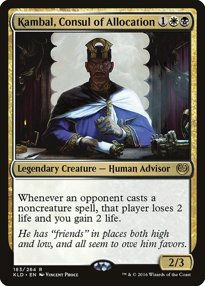 Kambal, Consul of Allocation [Kaladesh] | Silver Goblin