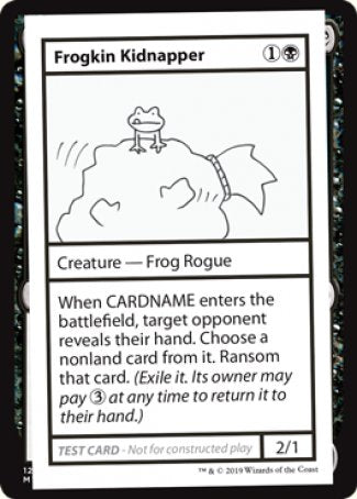 Frogkin Kidnapper (2021 Edition) [Mystery Booster Playtest Cards] | Silver Goblin