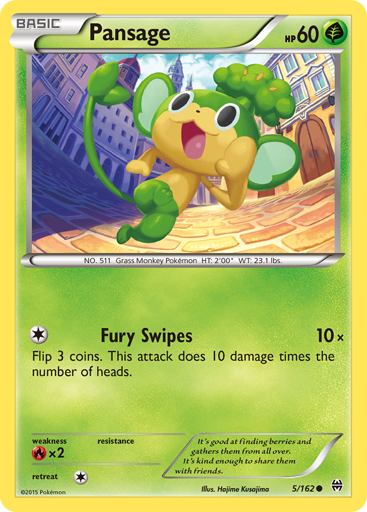 Pansage (5/162) [XY: BREAKthrough] | Silver Goblin