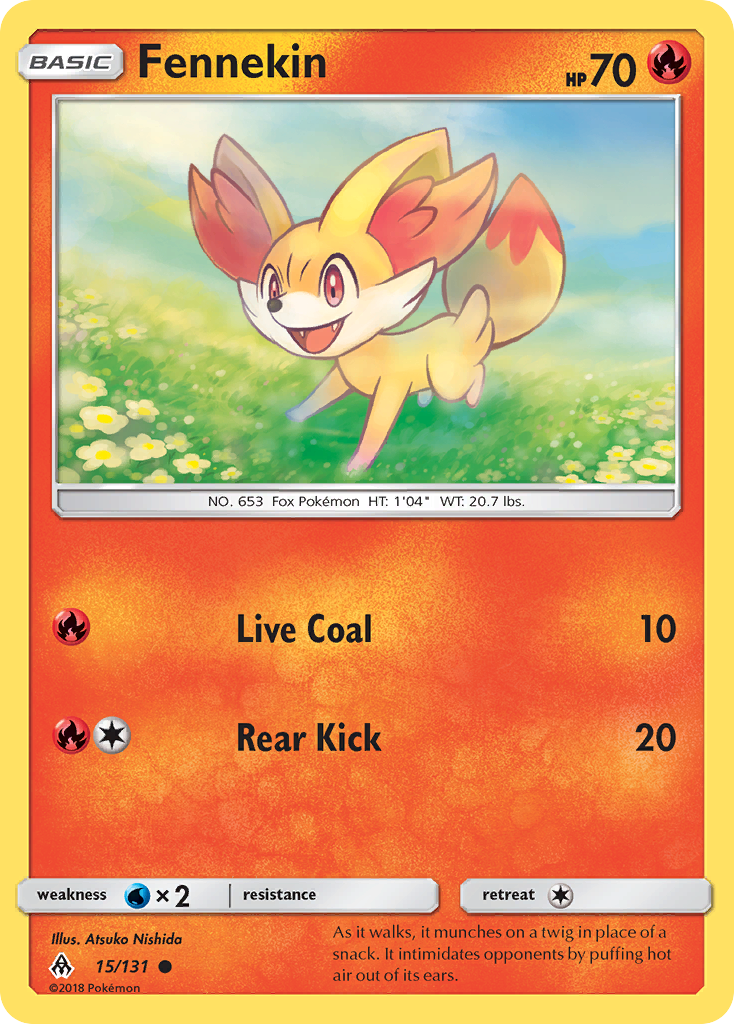 Fennekin (15/131) [Sun & Moon: Forbidden Light] | Silver Goblin