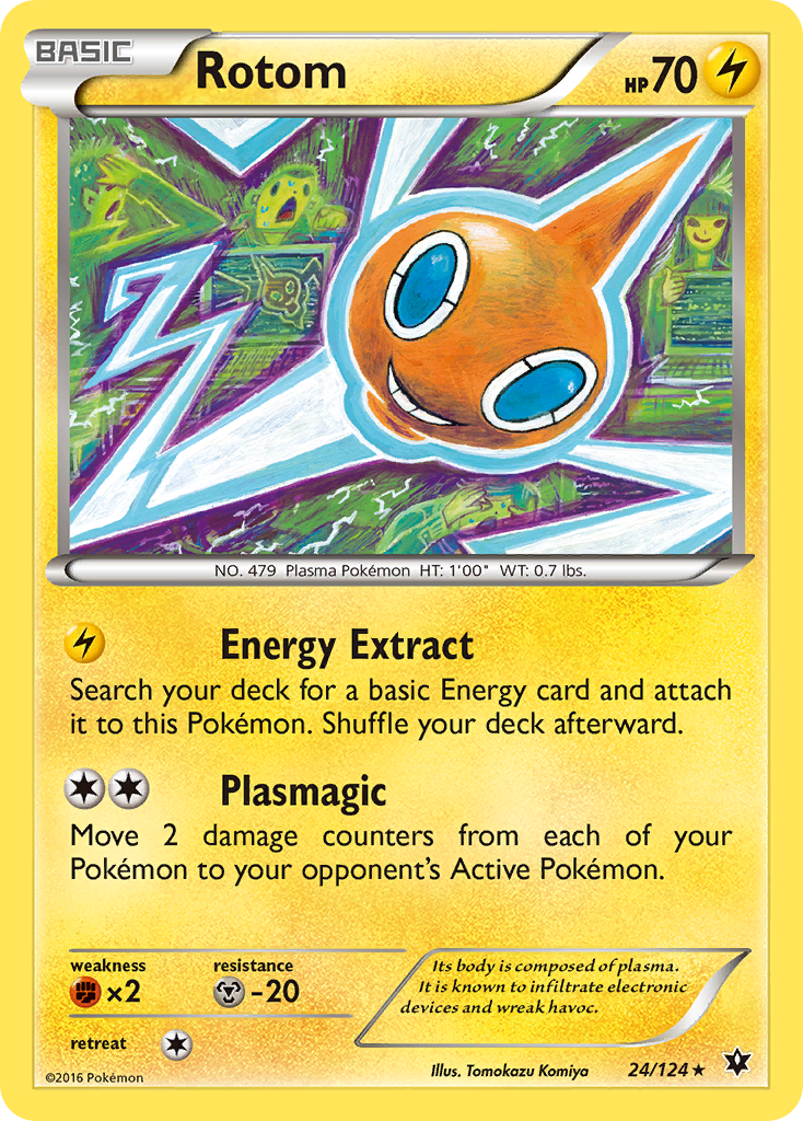 Rotom (24/124) [XY: Fates Collide] | Silver Goblin