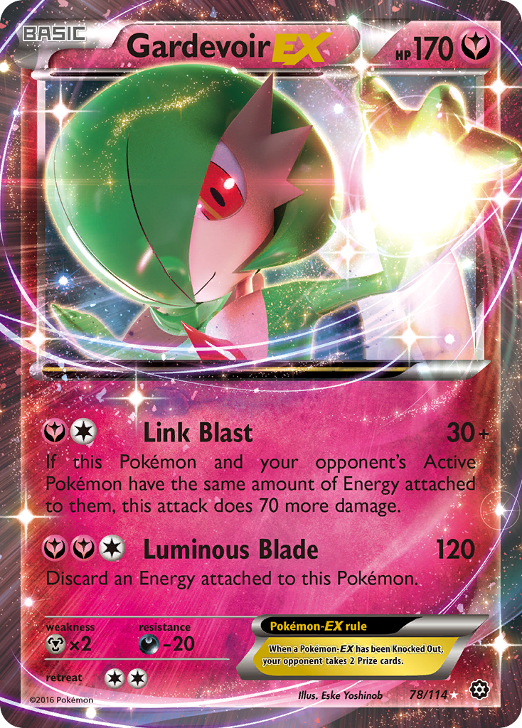 Gardevoir EX (78/114) [XY: Steam Siege] | Silver Goblin