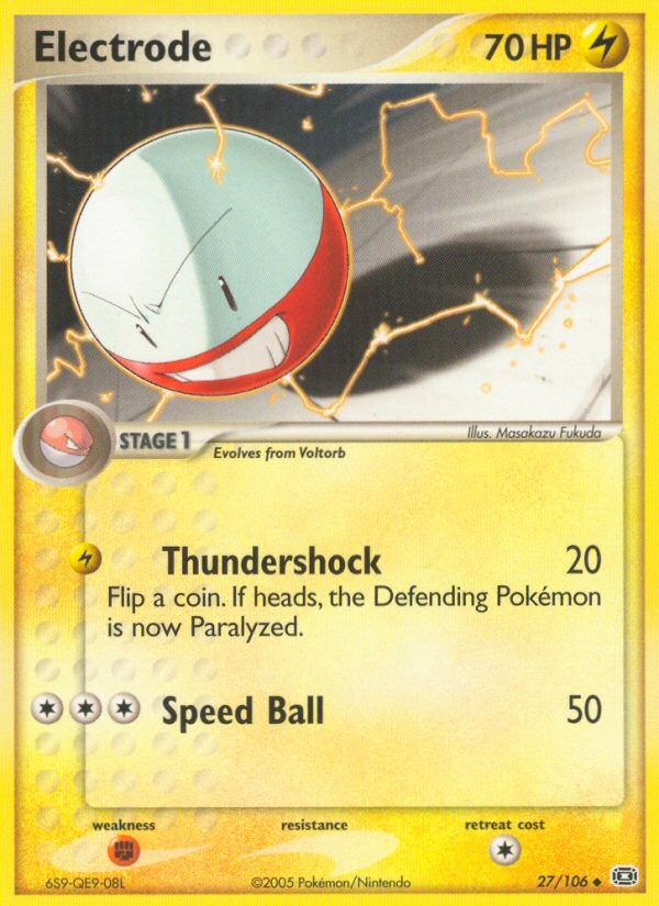 Electrode (27/106) [EX: Emerald] | Silver Goblin