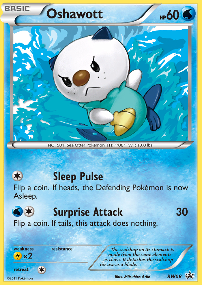 Oshawott (BW08) [Black & White: Black Star Promos] | Silver Goblin