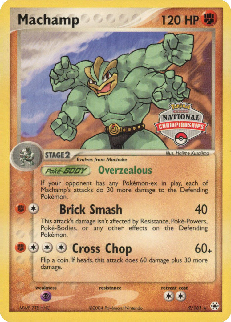 Machamp (9/101) (National Championships Promo) [EX: Hidden Legends] | Silver Goblin