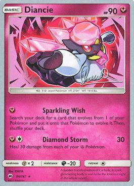 Diancie (94/147) (Infinite Force - Diego Cassiraga) [World Championships 2017] | Silver Goblin