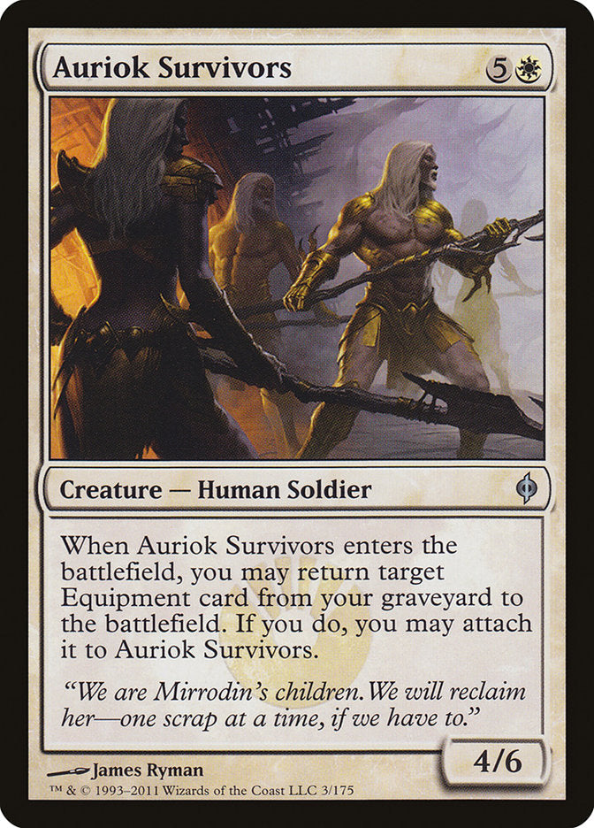 Auriok Survivors [New Phyrexia] | Silver Goblin