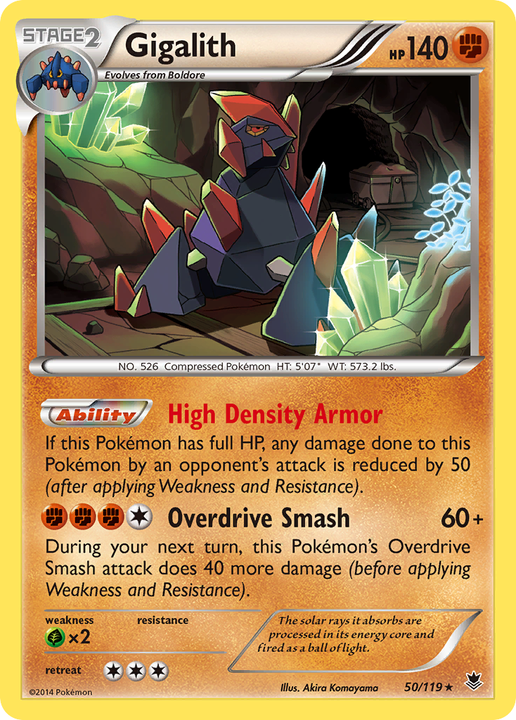 Gigalith (50/119) [XY: Phantom Forces] | Silver Goblin