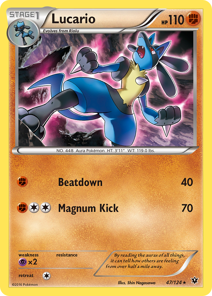 Lucario (47/124) [XY: Fates Collide] | Silver Goblin