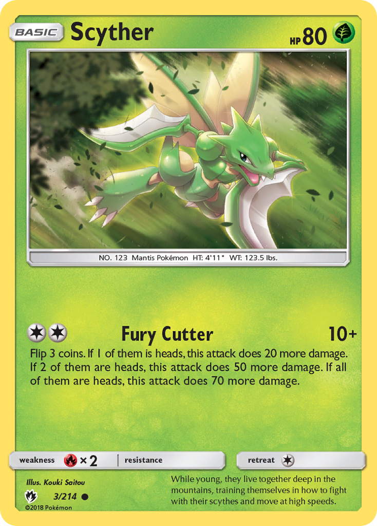 Scyther (3/214) [Sun & Moon: Lost Thunder] | Silver Goblin