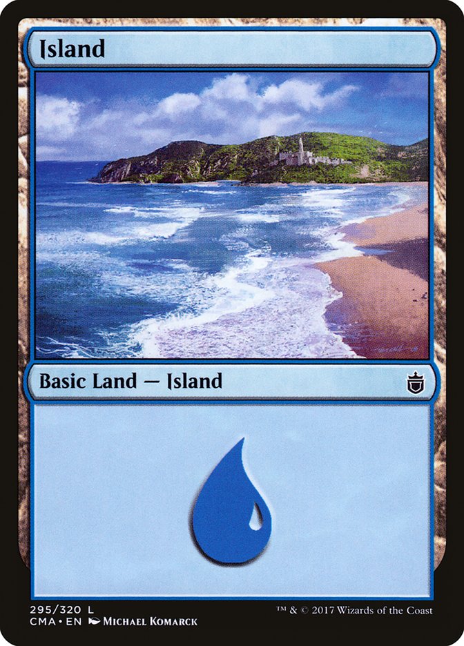 Island (295) [Commander Anthology] | Silver Goblin