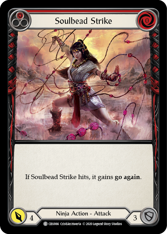 Soulbead Strike (Red) [CRU066] (Crucible of War)  1st Edition Normal | Silver Goblin