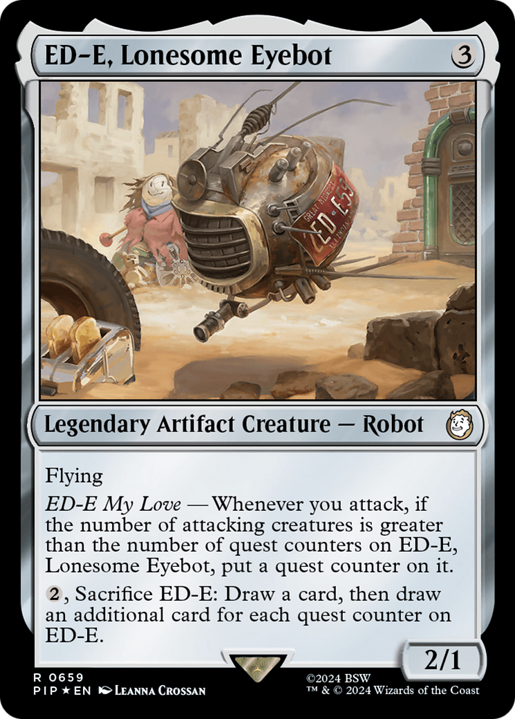ED-E, Lonesome Eyebot (Surge Foil) [Fallout] | Silver Goblin