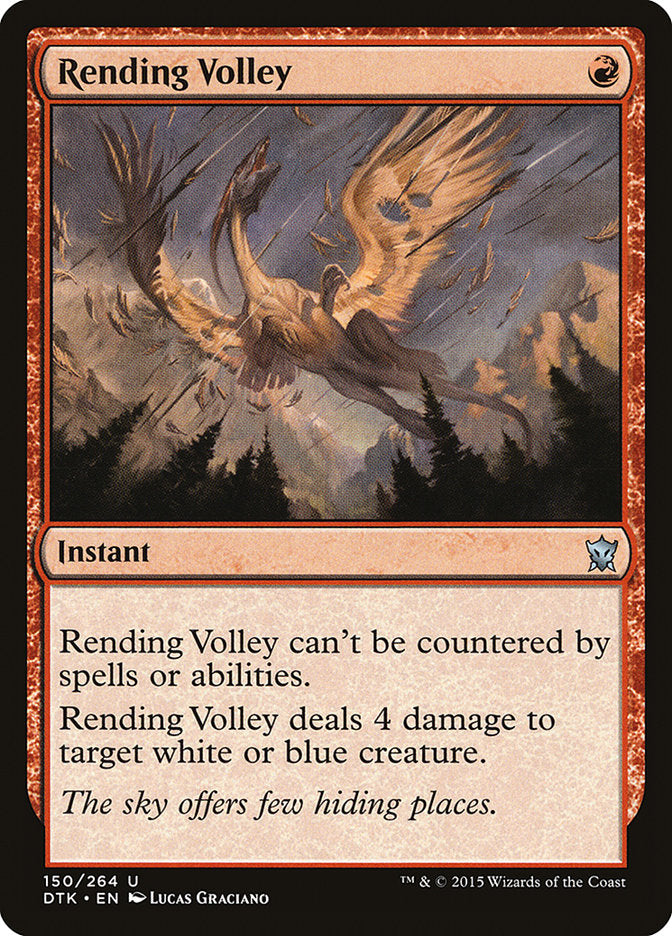 Rending Volley [Dragons of Tarkir] | Silver Goblin