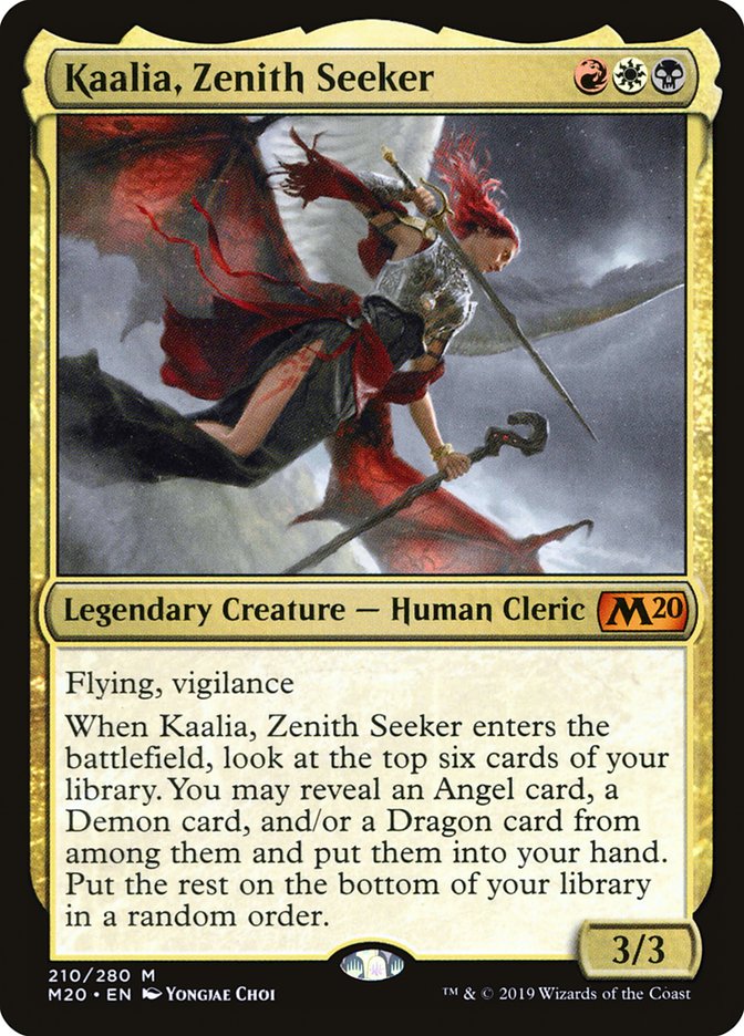 Kaalia, Zenith Seeker [Core Set 2020] | Silver Goblin