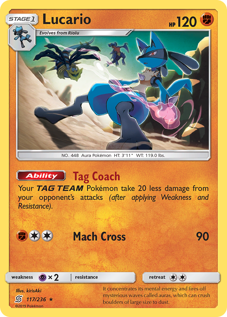 Lucario (117/236) [Sun & Moon: Unified Minds] | Silver Goblin