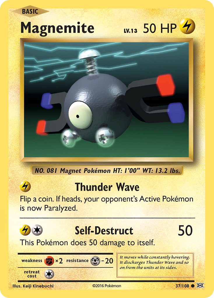 Magnemite (37/108) [XY: Evolutions] | Silver Goblin