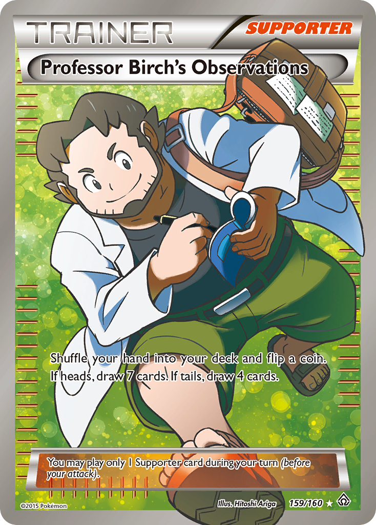 Professor Birch's Observations (159/160) [XY: Primal Clash] | Silver Goblin