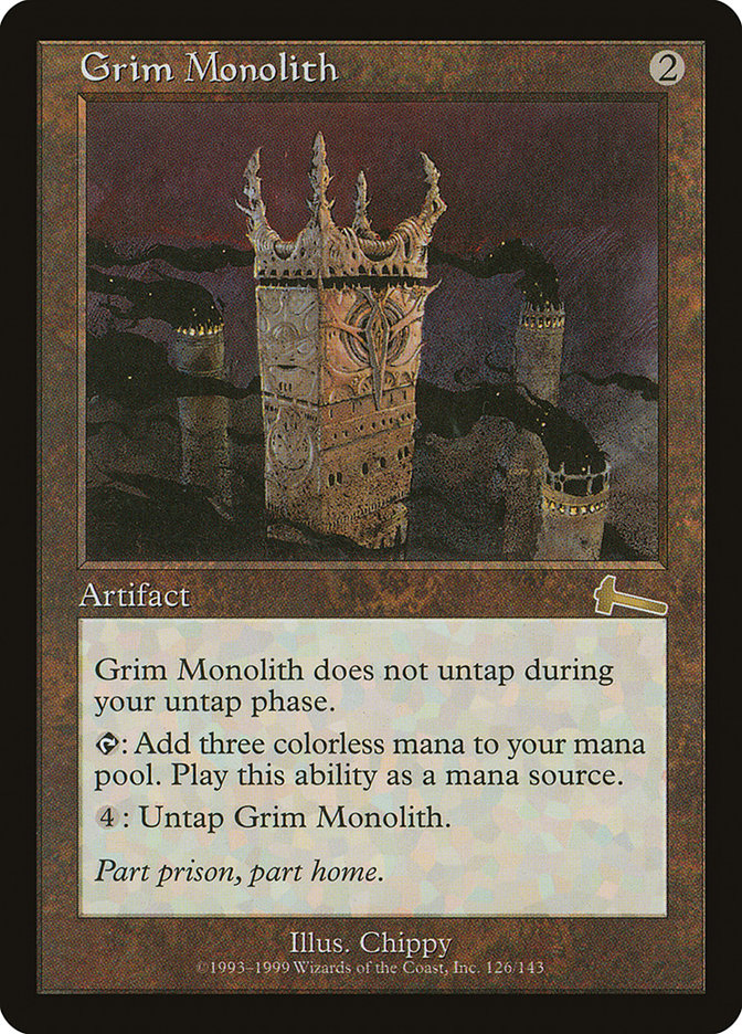 Grim Monolith [Urza's Legacy] | Silver Goblin