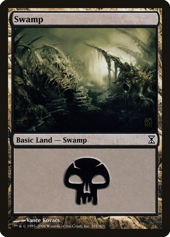 Swamp (291) [Time Spiral] | Silver Goblin