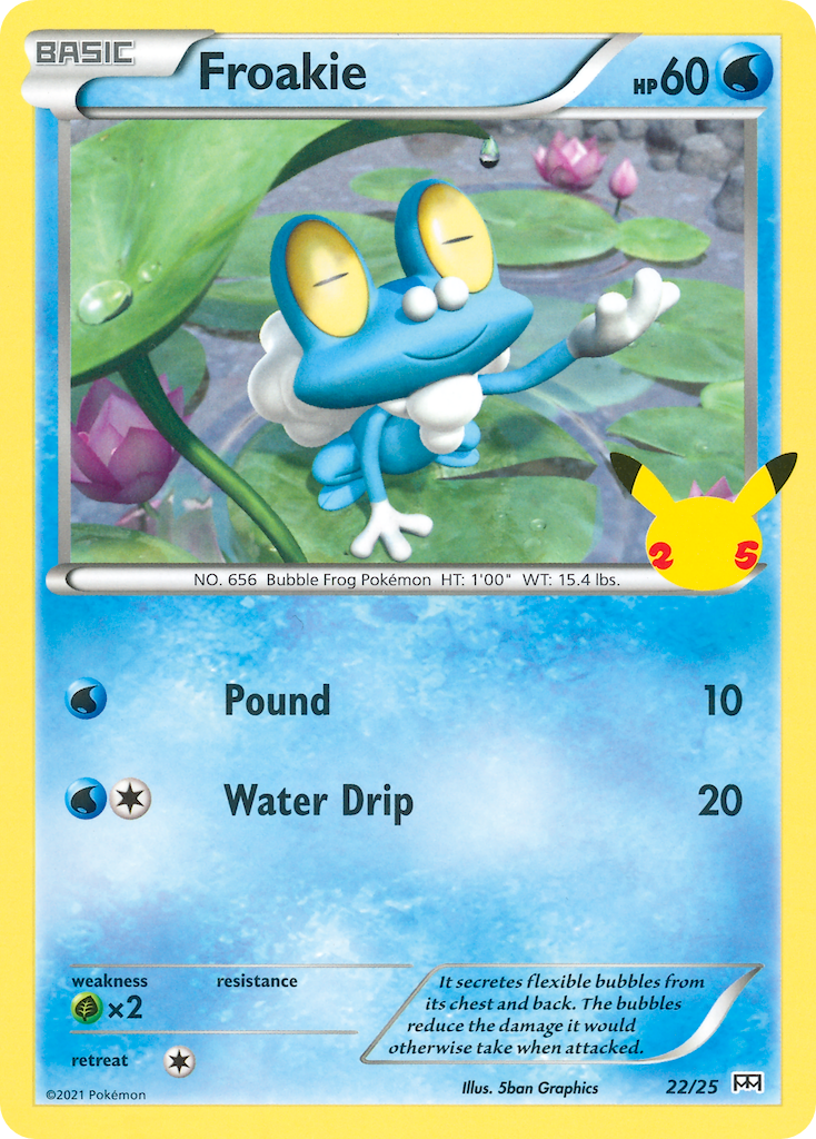 Froakie (22/25) [McDonald's 25th Anniversary] | Silver Goblin