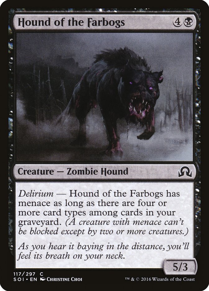 Hound of the Farbogs [Shadows over Innistrad] | Silver Goblin