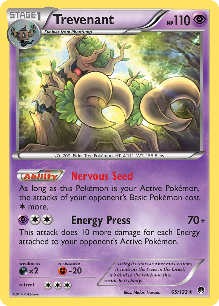 Trevenant (65/122) [XY: BREAKpoint] | Silver Goblin