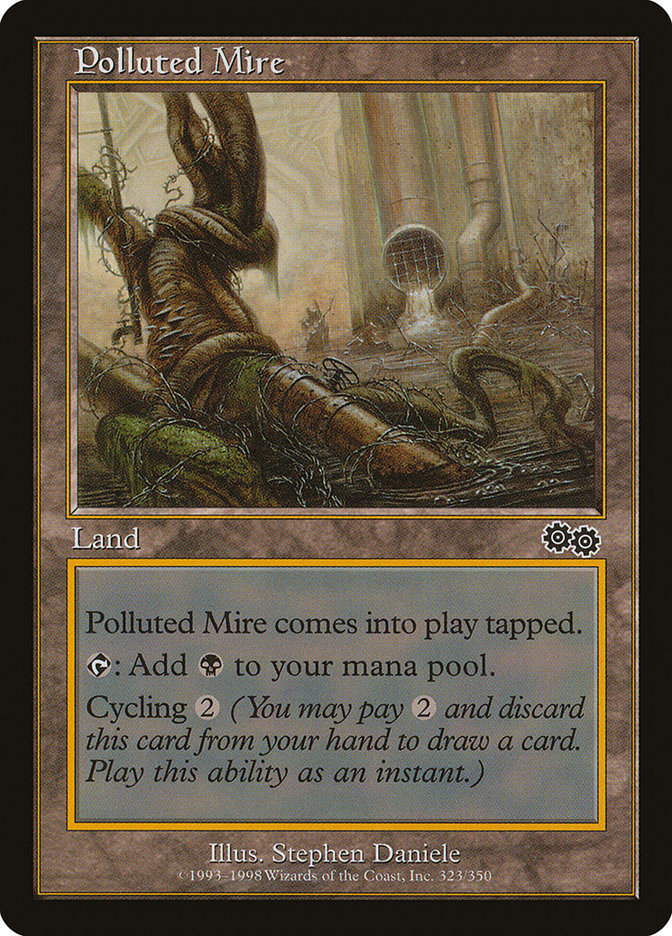 Polluted Mire [Urza's Saga] | Silver Goblin