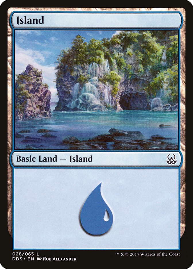 Island (28) [Duel Decks: Mind vs. Might] | Silver Goblin