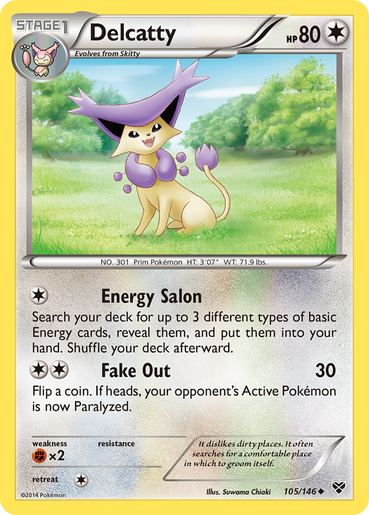 Delcatty (105/146) [XY: Base Set] | Silver Goblin