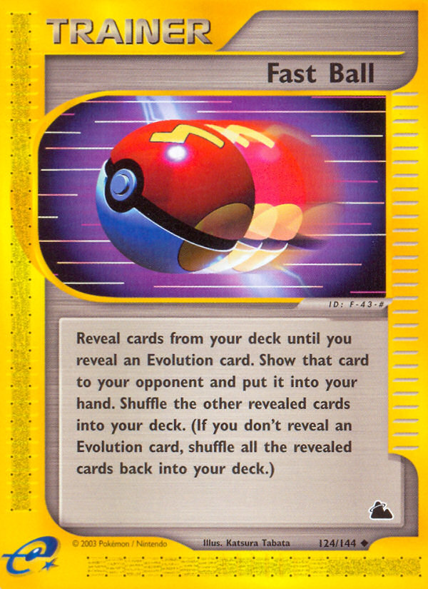 Fast Ball (124/144) [Skyridge] | Silver Goblin