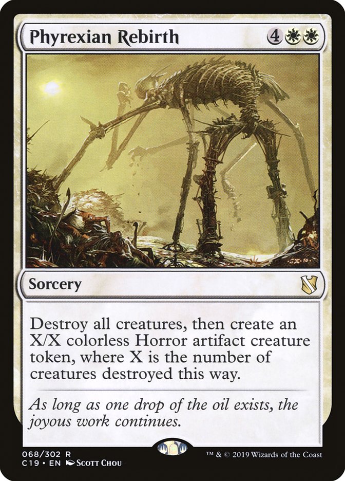 Phyrexian Rebirth [Commander 2019] | Silver Goblin