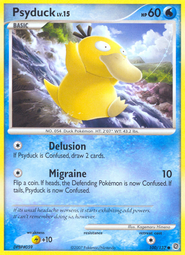 Psyduck (100/132) [Diamond & Pearl: Secret Wonders] | Silver Goblin