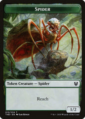 Human Soldier // Spider Double-Sided Token [Theros Beyond Death Tokens] | Silver Goblin