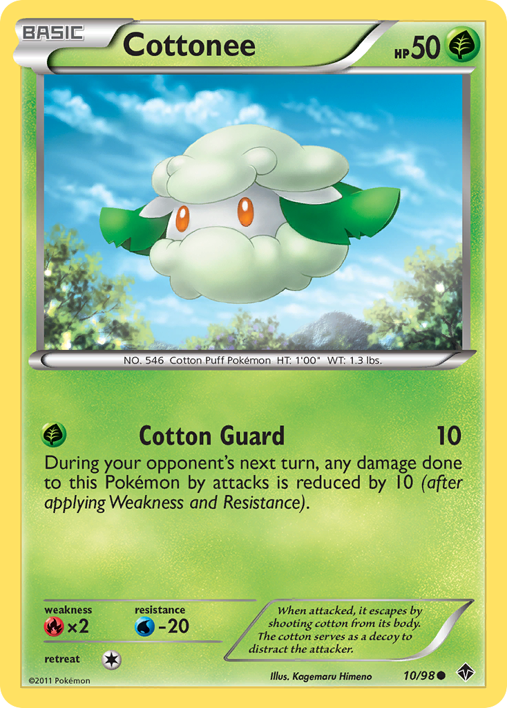 Cottonee (10/98) [Black & White: Emerging Powers] | Silver Goblin