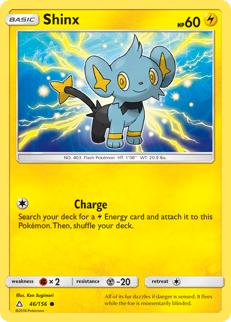 Shinx (46/156) [Sun & Moon: Ultra Prism] | Silver Goblin