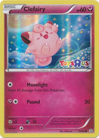 Clefairy (50/83) (Toys R Us Promo) [XY: Generations] | Silver Goblin