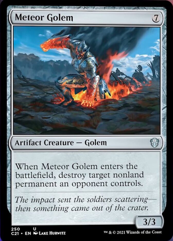 Meteor Golem [Commander 2021] | Silver Goblin