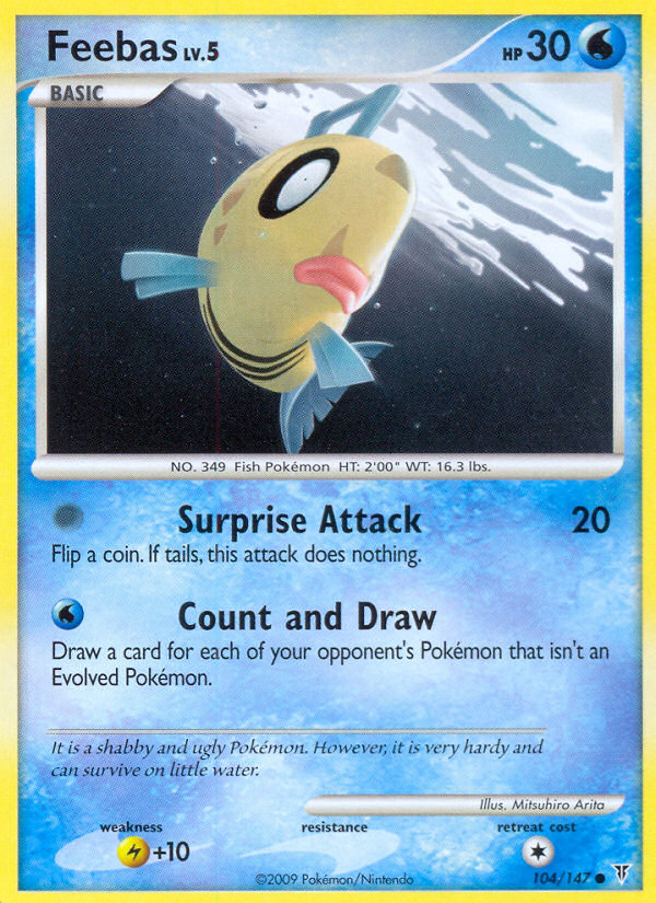 Feebas (104/147) [Platinum: Supreme Victors] | Silver Goblin