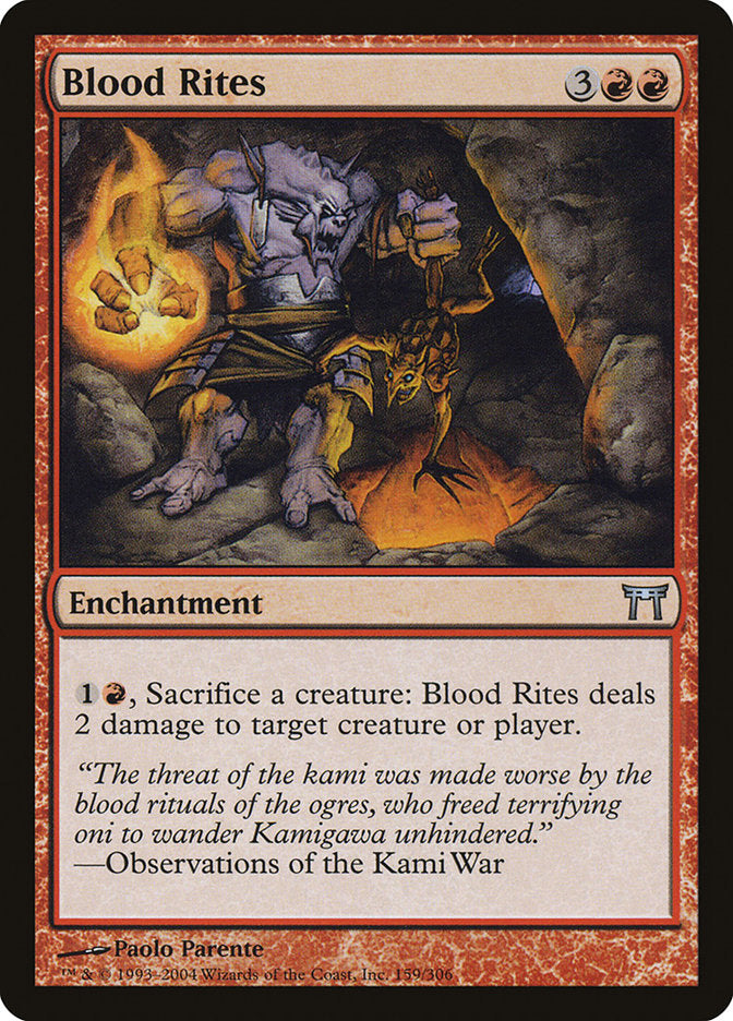 Blood Rites [Champions of Kamigawa] | Silver Goblin