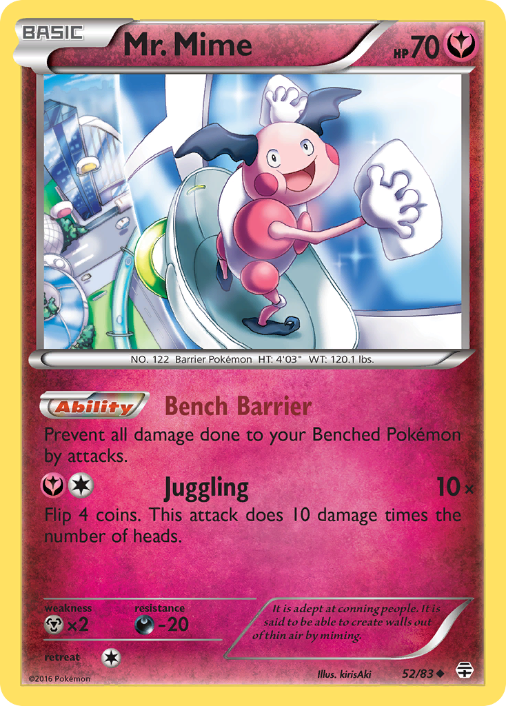 Mr. Mime (52/83) [XY: Generations] | Silver Goblin