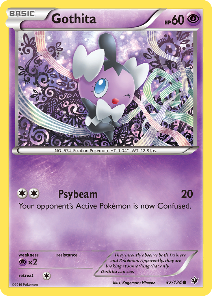 Gothita (32/124) [XY: Fates Collide] | Silver Goblin