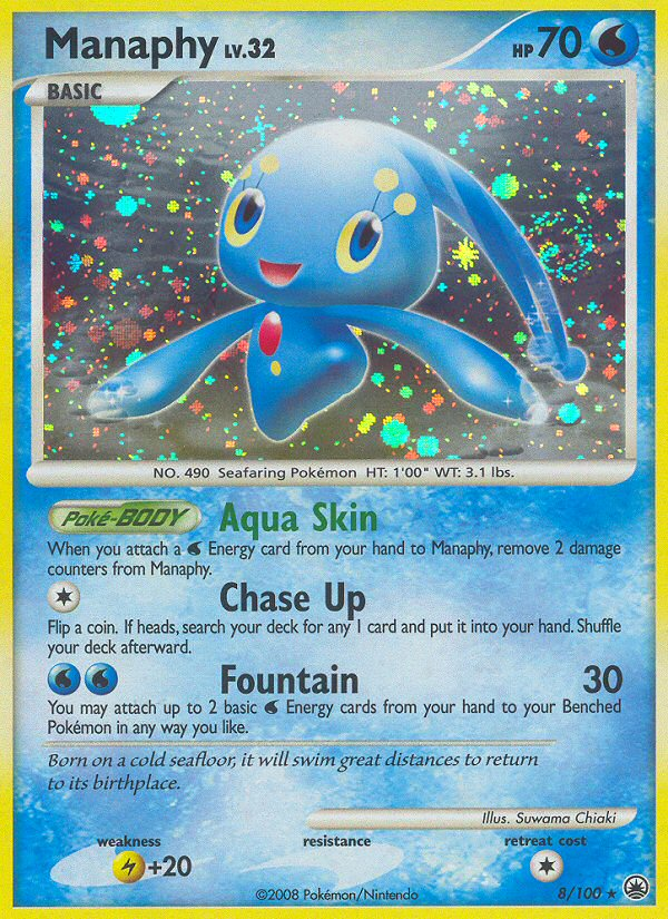 Manaphy (8/100) [Diamond & Pearl: Majestic Dawn] | Silver Goblin