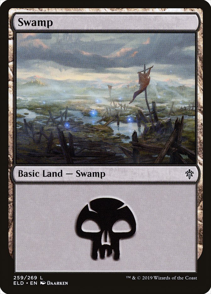 Swamp (259) [Throne of Eldraine] | Silver Goblin